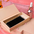 Private Label logo Soft Russian Volume Individual Eyelash Extension Trays Wholesale Korean Silk Cashmere Eye Lash Extensions