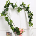 Hot Sale Artificial Wisteria Flowers Vines Garland Hanging Plants Wall Foliage Wedding Christmas Thanksgiving Decoration 2m
