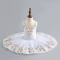 New Children's Ballet Tutu Skirt Costume Girl's Little Swan Pettiskirt Professional Swan Lake Performance Costume