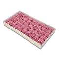 50pcs Hot Sale Mother's Day Christmas Artificial Bouquet Gift Box Decoration Lotus Root Pink Carnation Soap Flower Heads