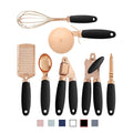 Hot Sell 7 Pcs Copper Coated Kitchen Gadget Set Stainless Steel Utensil Peeler Cheese Can Opener Scoop Kitchenware