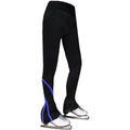 For LIUHUO Women's Figure Skating Pants Stretchy Ice Skating Leggings with Fleece for Training and Ballroom Performance Wear