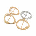 Wholesale Fashion Irregular Zinc Alloy Slider Removable Adjustable Buckle Fasten Hardware for Belt Swimwear Vest Strap