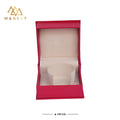 Webest Custom Printed Luxury Big Size Bangle Storage Box Red Leather Paper Eco Friendly Jewelry Set Box Packaging
