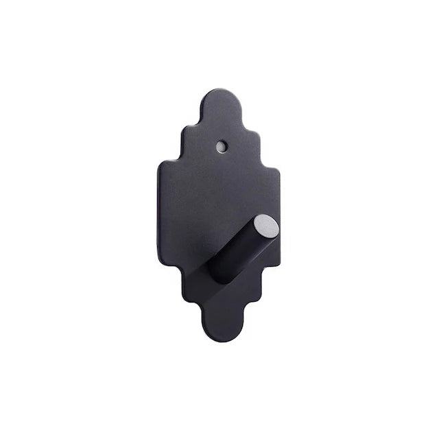 Towel Hook Best Good Sale Black Adhesive Hook for Coat Towel Stainless Steel Bathroom Wall Hook