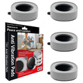 4 PCs Anti Vibration Pads for Washing Machine Non slip Shock Absorption Rubber Foot Pad Leg Feet Pads