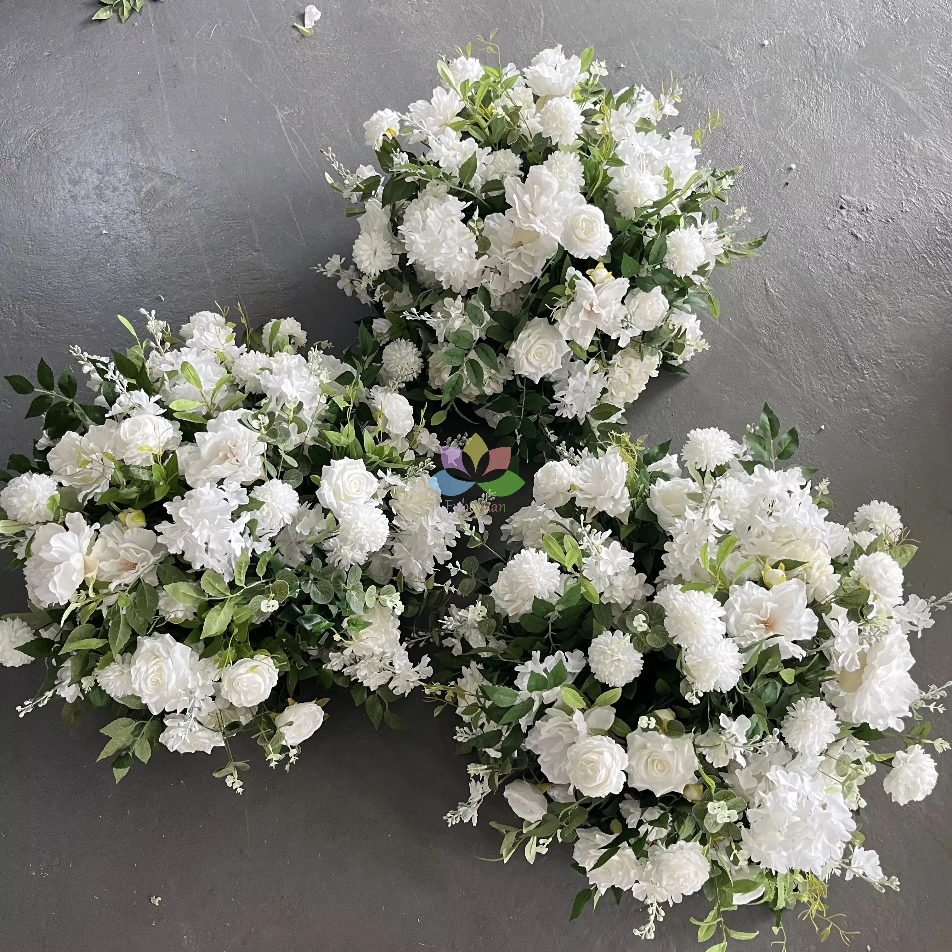 SZ04255 Romantic Wedding Aisle Road Leading Rose Flowers Ball Decor Artificial Wedding Table Centerpieces Flower Ball for Sale