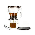 Customized 600ML Smart Easy Tea Steeper Bottom Drip Tea Maker with Infuser Teapot Coaster for Coffee