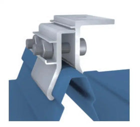 SOEASY Wholesale Solar Mounting Panel Clamp Standing Seam Clip for Metal Roof Solar Mount System Anodized Aluminum Stainless