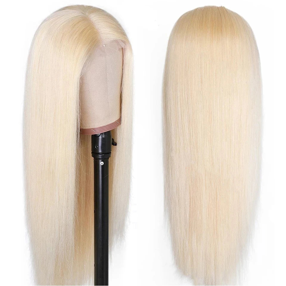 Human Wig Wholesale Vendors 613 White Honey Blonde Straight Hd Lace Front Wigs Full Virgin Lace Frontal Wig for Black Women Hair