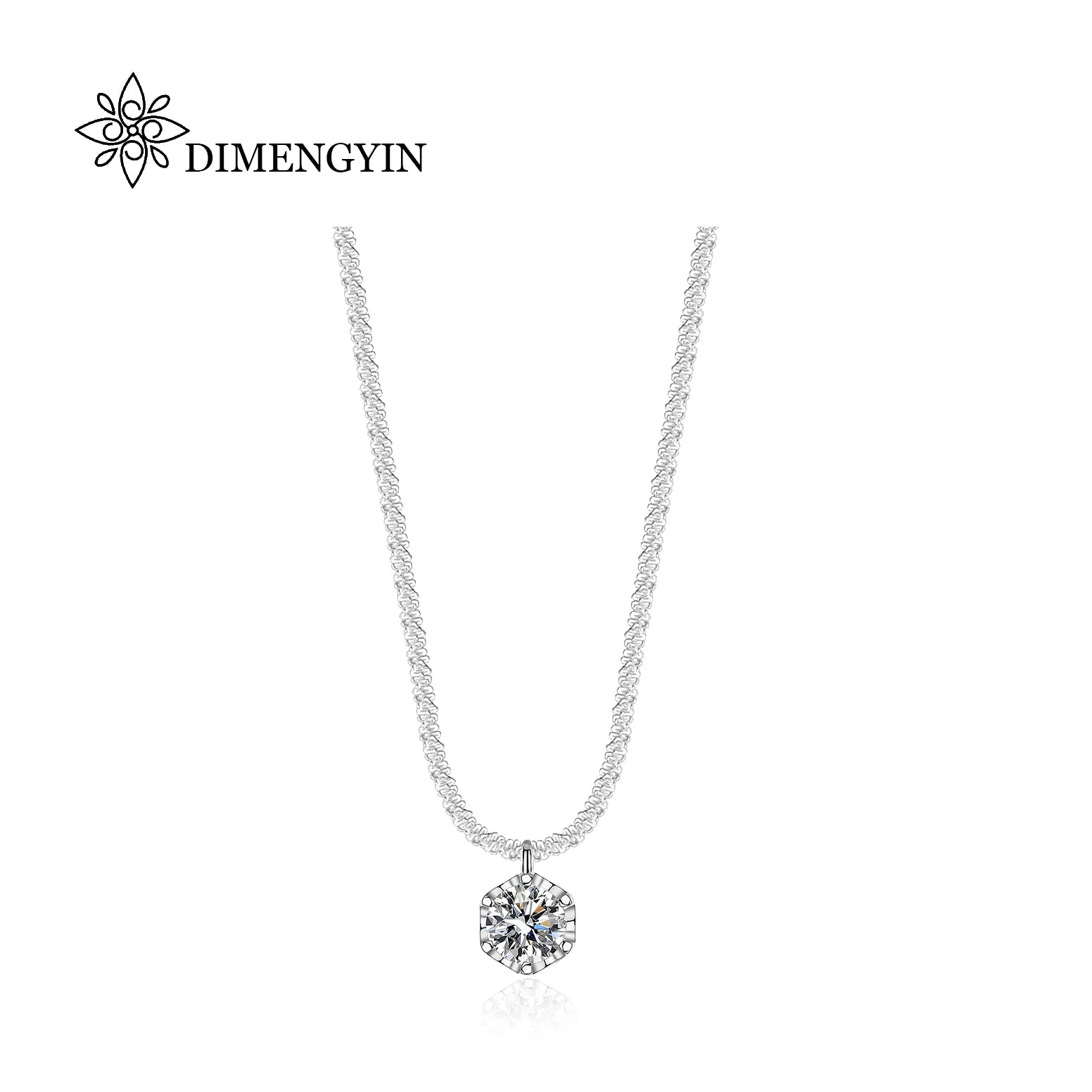 Factory Direct Sales Fast Delivery S925 Silver Necklace MoissaniteFine Jewelry Moissanite Necklace