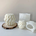 Hot Selling New Design Irregular Geometric Stereo Rotation Scented Candle Silicone Mold DIY Soap Mouldings for Candle Making