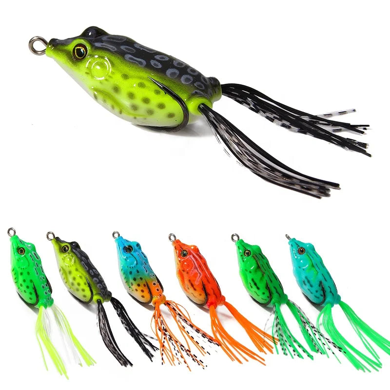 Frog Soft Baits Top Water Fishing Lure 60mm/12.5g Artificial Bait MegaBDM