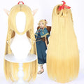 Wholesale Delicious in Dungeon Marcille Donato Wig Cosplay 75cm Long Blonde Straight Synthetic Anime Heat Resistant Hair Wig