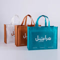 Shopping Ecological Pp Non Woven Bag Custom Logo Eco Friendly Recyclable Non Woven Bag