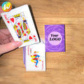 Yimi Printing Waterproof Linen Deck Plastic Poker Paper Blank Marked Sublimation Playing Cards