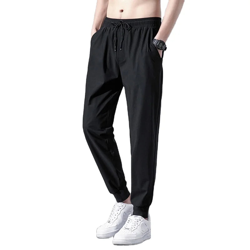 Wholesale Jogger Plain Blank Soft and Warm  Blend Fleece Jogger Custom Printing Thick Long Pants for Men