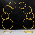 Wholesale Hoop Pillar Flower Stand Metal Wedding Arch Table Centerpiece for Balloon Floor Aisle Decor Display Stage Backdrops