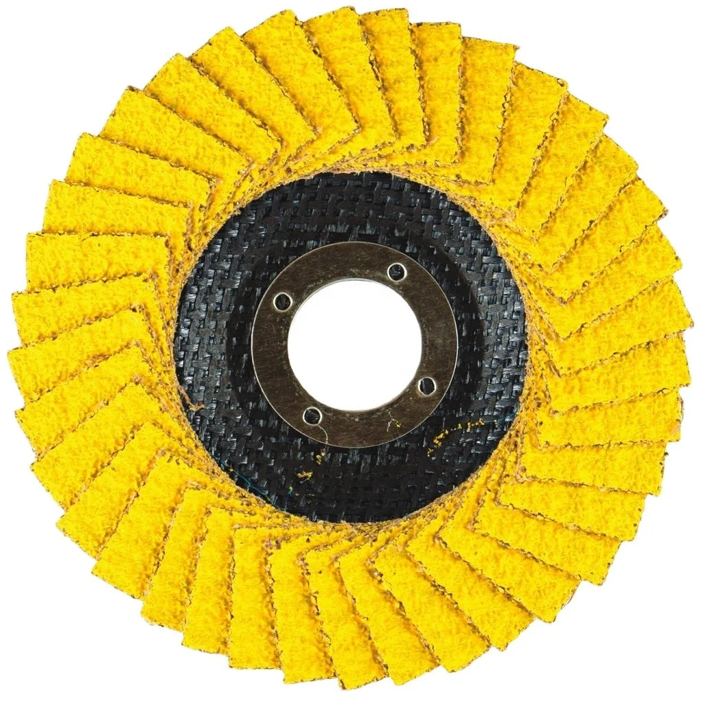 4.5 Inch T27 Zirconia Abrasive Metal Flap Wheels OEM Flap Discs for Cutting Bending Grinding Flap Discs Made of Aluminum Oxide
