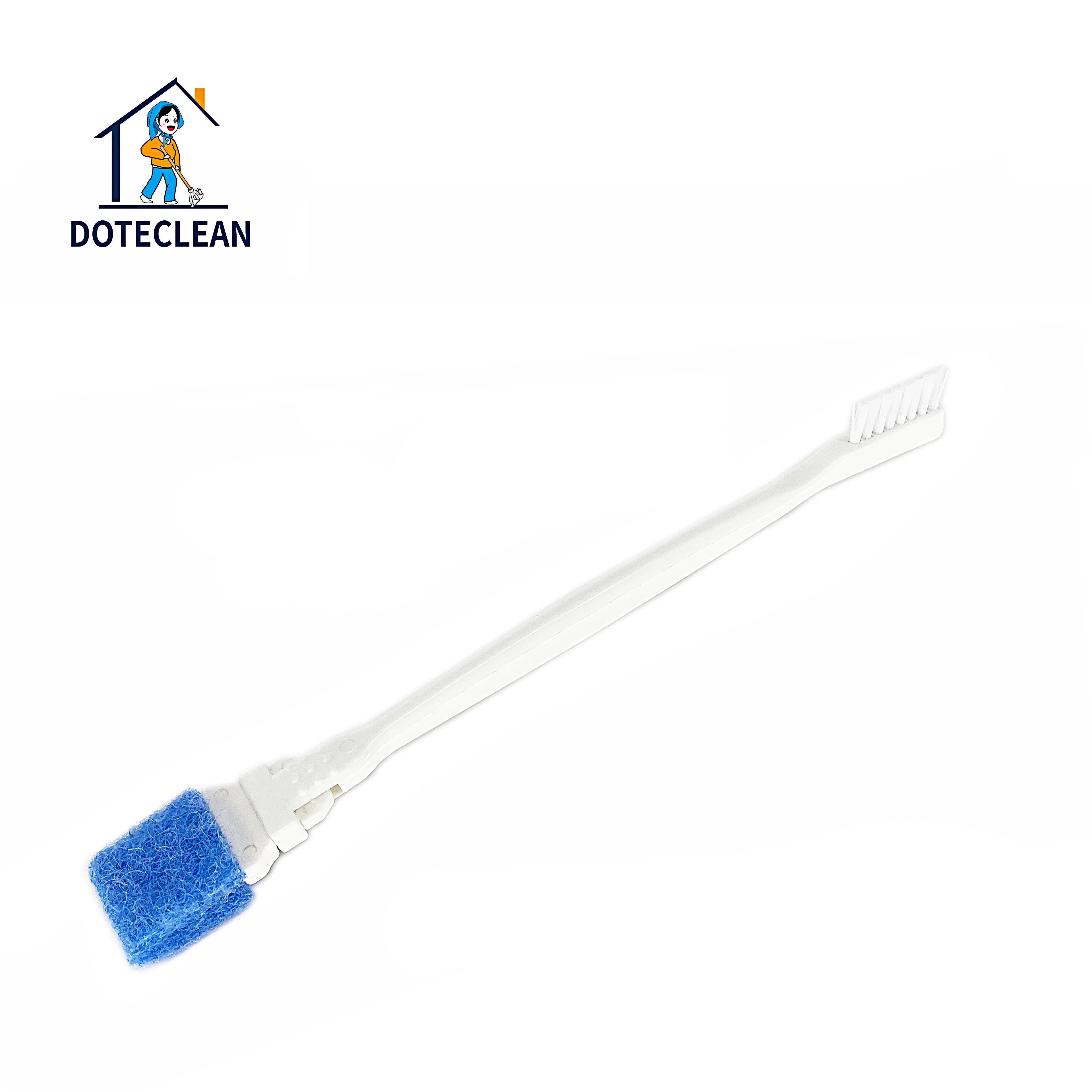 2025 Long Handle 2-in-1 Cleaning Brush PP Material Window Groove Gap Door and Keyboard Cleaner