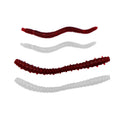 Top Right SB103 0.57g 5.5cm Simulation Earthworm Soft Lure Artificial Fishing Lure Red Worms Bait