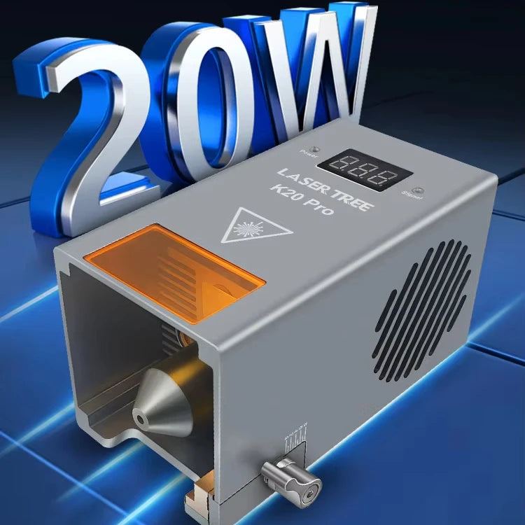 LASER TREE Powerful Diode 20W Laser Module for Laser Engraving Cutting Marking Machine MDF Pine Wood Plywood Acrylic DIY Tool