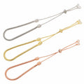 BCL1274 Can Fit Big Hole Beads 18k Gold Plated Snake Chain Bolo Sliding Chain Bracelet European Snake Chain Starter Bracelets