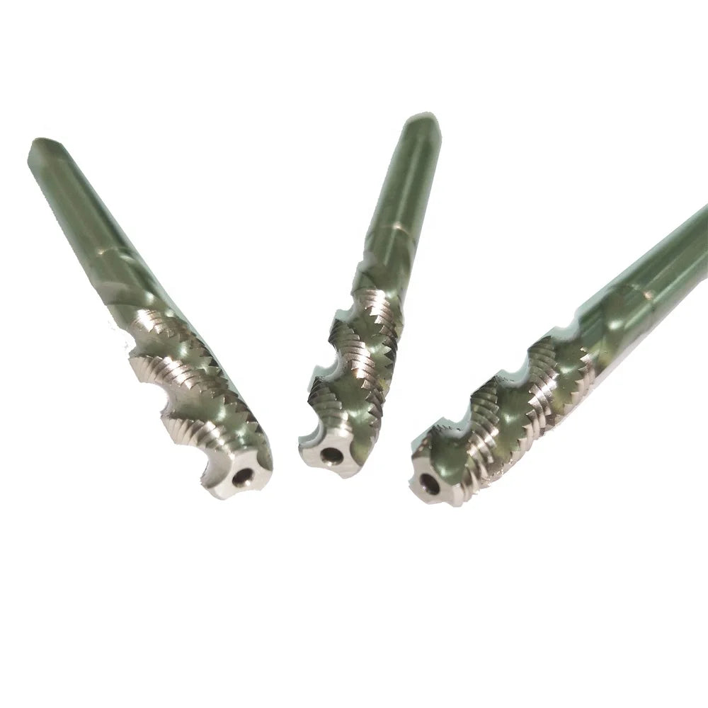 DLCC Customized 1 or 2 Hss-Co 3 Flutes Spiral Flute Tap for Processing Metal