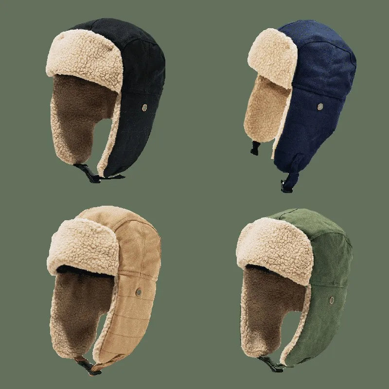 Unisex Custom Winter Ushanka Hat Waterproof Snow Ski Trapper Hats for Adults Sports Image Style