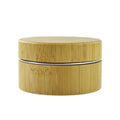 Wholesale Custom Cosmetics Container Tin Aluminum Inner Pot With Bamboo Shell