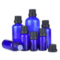 5ml 10ml 15ml 20ml 30ml 50ml 100ml Blue Glass Essential Oil Bottle With Tamper Evident Cap