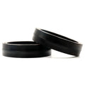 LB Rubber Bidirectional Framework Piston Oil Seal Compression Type Drum Ring Clamp Cloth Sealing Ring