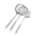 Stainless Steel Kitchen Cooking Foam Scoop Filter Fine Mesh Strainer