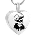 Funerary Jewelry Perfume Cross Cremated Urn Pendant Necklace Heart Shaped Pet Ash Jewelry