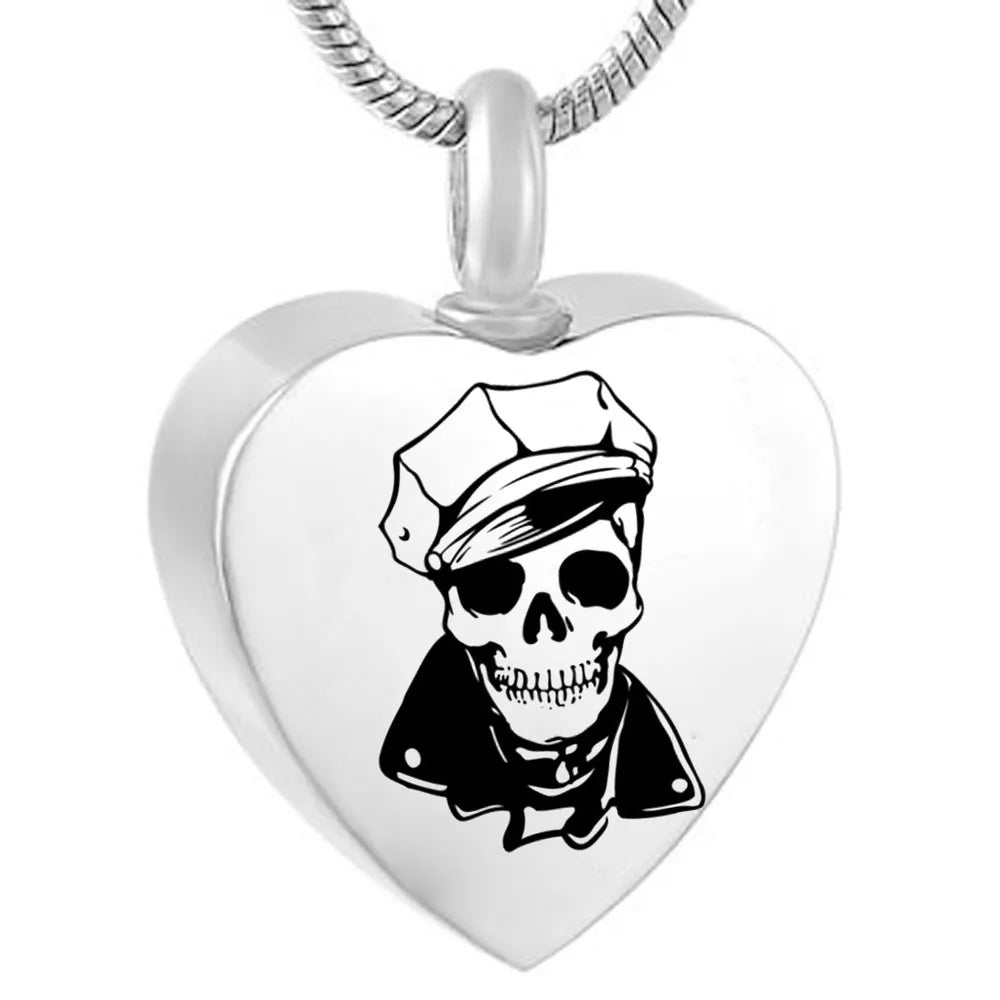 Funerary Jewelry Perfume Cross Cremated Urn Pendant Necklace Heart Shaped Pet Ash Jewelry