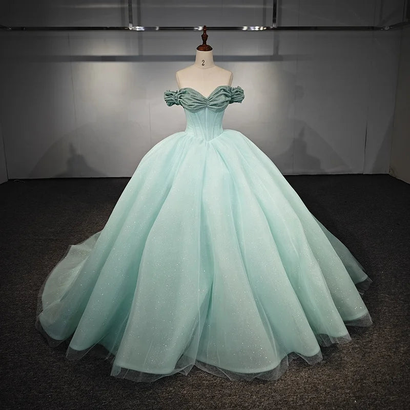Jancember 1161 Simple Glitter Sweetheart Party Evening Dresses for 15 Birthday Girls