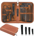 Nail Clippers 26-in-1 Manicure Pedicure Kit with Travel Case Stainless Steel Tools Set for Home Use Professional Grooming Tools