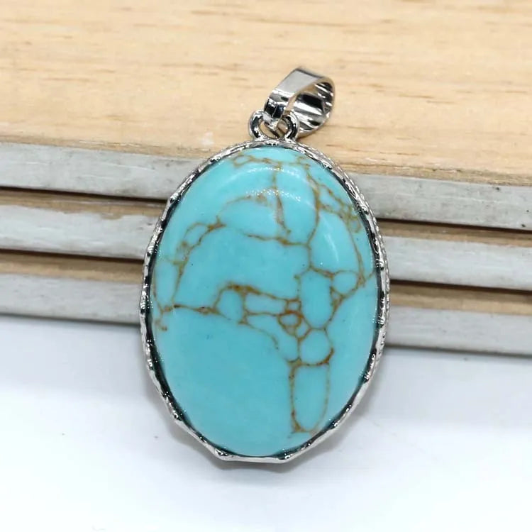 2026 Designer Handmade Charorite Natural green turquoise gemstone 925 sterling silver jewelry Silver plated Crystal Pendent