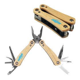 Compact 420 Stainless Steel Multitool with Beechwood Handle 13 in 1 Promotional Gifts CK002 Elk Ridge Compact Knife in Stock