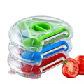 2024 Wholesale 3 in 1 Fruit Vegetable Peeler Cutter Beer Bottle Opener Multifunction Double Use Kitchen Gadgets
