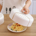 Kitchen New Design Summer Anti-mosquito Vegetable Cover Rotary Folding Portable Storage Dust-proof Food Fresh-keeping Cover
