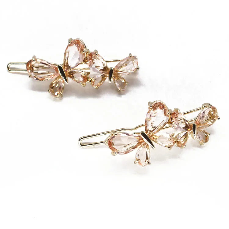 Wholesale Sweet Style Bowknot Hair Clip Multicolor Optional Girl Hair Bows Alloy Hairpin MegaBDM