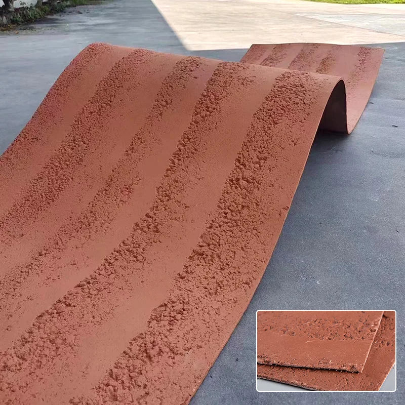 Flexible Stone Veneer Wall Tile MCM Sandstone Panel Like Real Stone Industrial Design Style