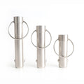 VEICH VCN114 All Stainless Steel Quick Release Ball Lock Pin with Solid Pin Spring Pull Ring Fastener Customizable Length