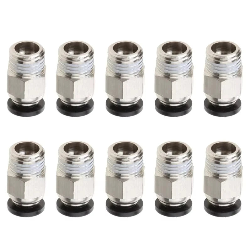 V6 PC4-01 Pneumatic Quick Connector M10 Fitting for 1.75mm PTFE Tube Bowden Extruder Hotend J-Head 3D Printer Parts