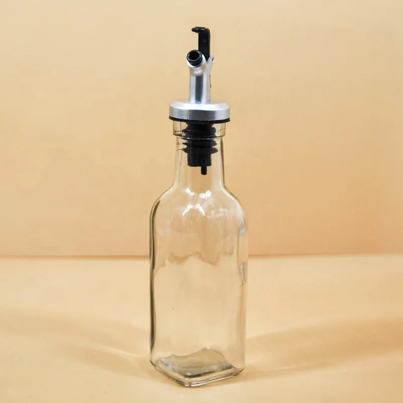 100ml 150ml  250ml 500ml 750ml 1000ml Square Glass Bottle Olive Oil Bottle