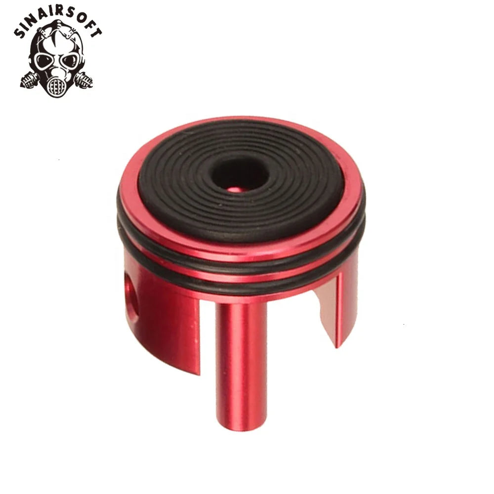 CNC Aluminum Double O-ring Rubber Pad Type Cylinder Head Fit AEG Ver.2/3 Gearbox