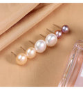 4-5mm 4A Grade Natural Freshwater Pearl Earrings Classic and Versatile with S925 Pure Silver Needle Timeless Elegance Purity