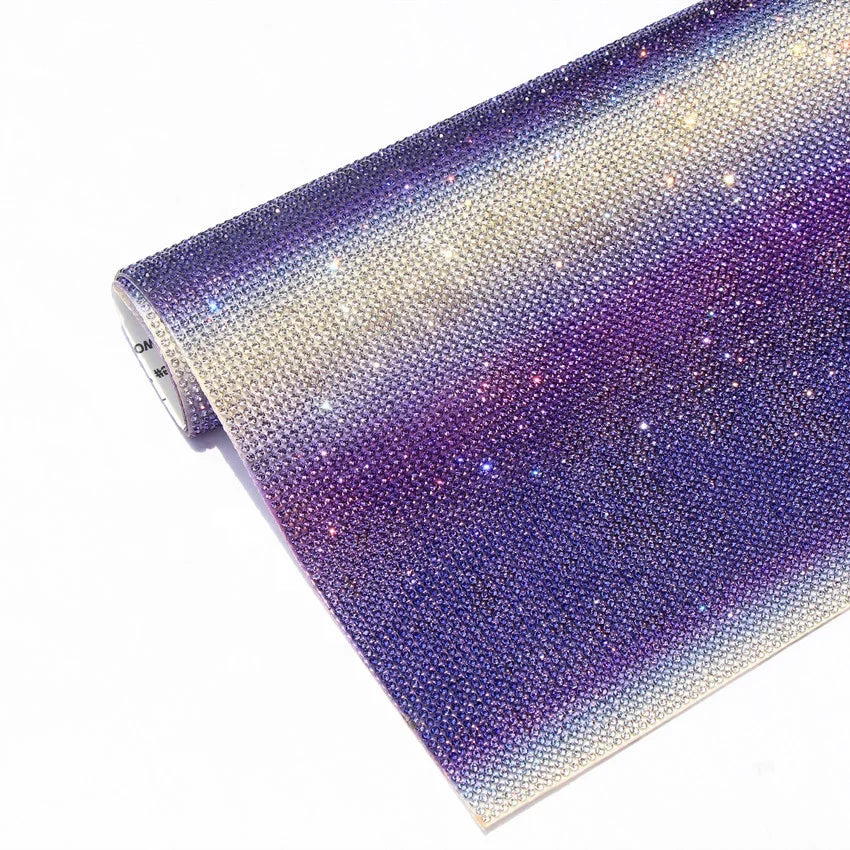 Hot Sale Self Adhesive Rhinestone Sheet Used for High-Quality Clothing Adhesive Rhinestone Hotfix Sheets