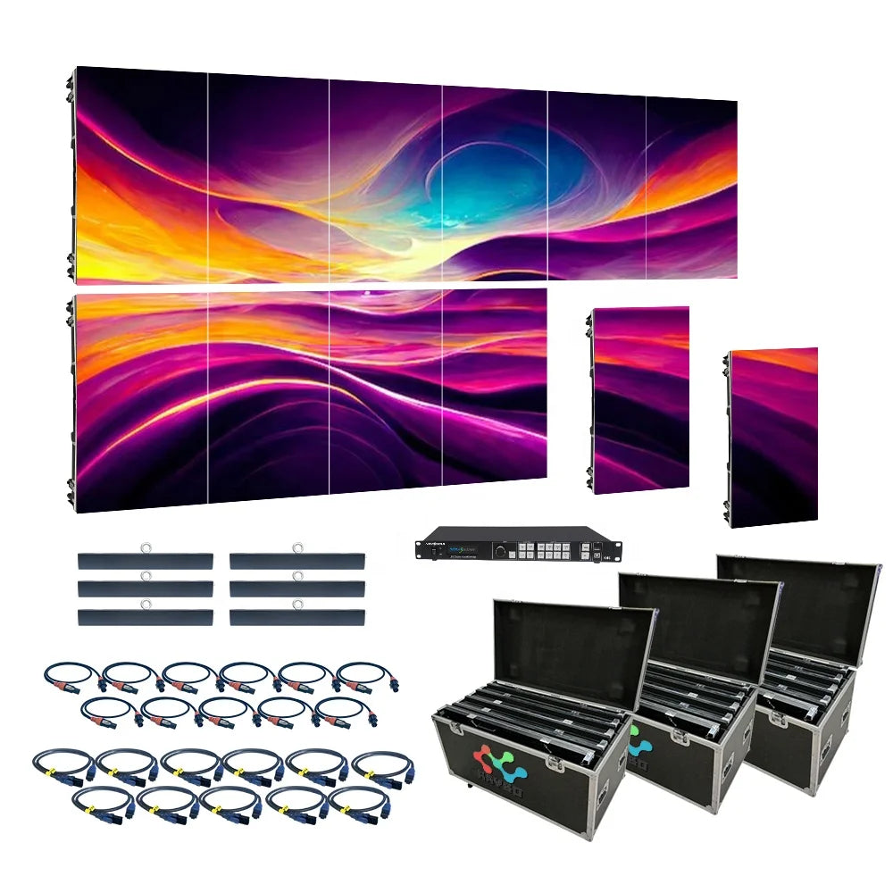 RAYBO P3.91 High-Definition Rental Waterproof IP65 LED Display Screen for Outdoor Event Stage LED Video Wall Backgrounds